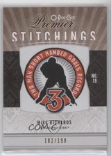 2009-10 O-Pee-Chee Premier Stitchings 182/199 Mike Richards #PS-MR 2d8