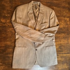 BOSS HUGO BOSS Men  s 42L Blazer Sport Coat Super 100s Wool 2-Button Jacket
