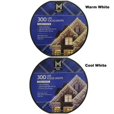 Member's Mark LED Icicle Lights, 18ft Lighted Length, 300ct