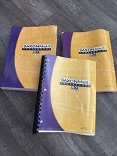 Saxon Math 8/7 Full Set With Pre algebra - Ho...