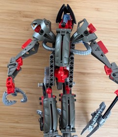 Vintage Y2K LEGO Bionicle *Incomplete* LOT Makuta 8593 & Takanuva 8596   mask