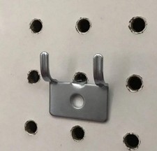  20 PACK Picture Clock Notch Utility 'J' Peg Hook. For 1/8 to 1/4" Pegboard