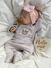 New 100% Full Silicone Reborn Doll - Weighted Newborn - floppy - open mouth 