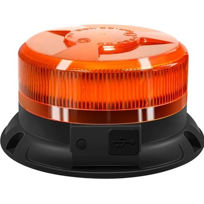 LED Rundumleuchte Akku 9 Blitzmuster für Sicherheit im Straßenverkehr,
