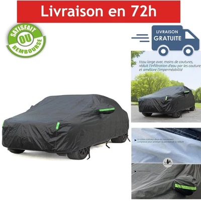 Housse voiture extérieure BEXITA étanche noire berline 490 cm - Photo 1/4