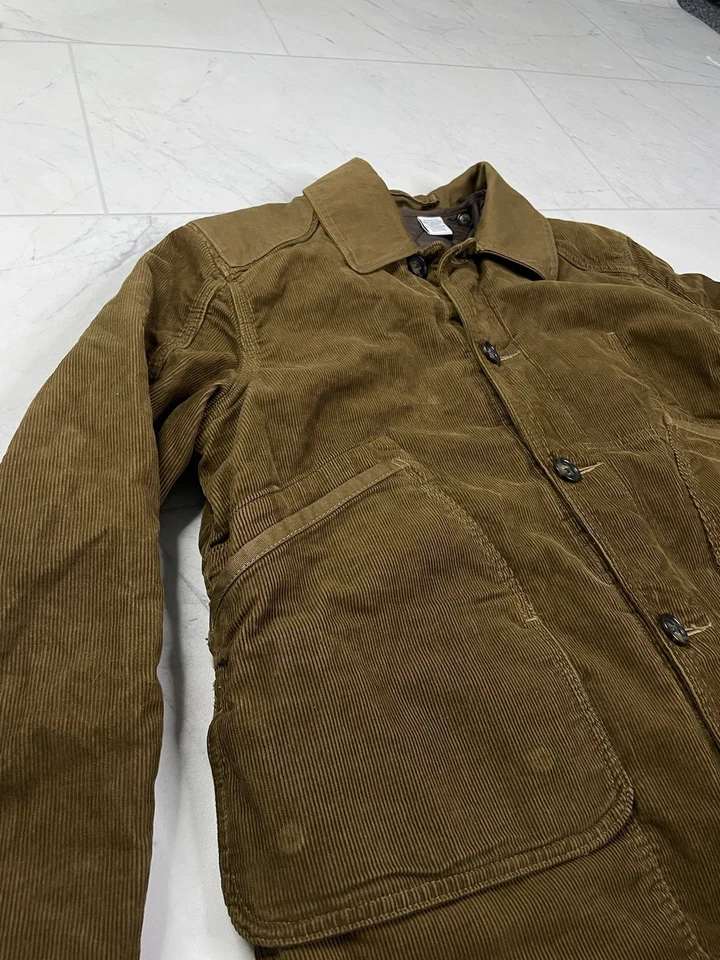 JACK SPADE Lined Barn Coat M Caramel Brown with 6 Pockets Retail $595.00 - Image 4 of 4