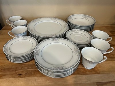 Noritake Legendary Silk Garland 3792 China Set   Service for 6   30 pcs   Dinner