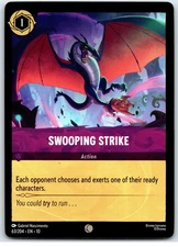#63 Swooping Strike - Common - Amethyst 2025 Disney Lorcana Whispers in the Well