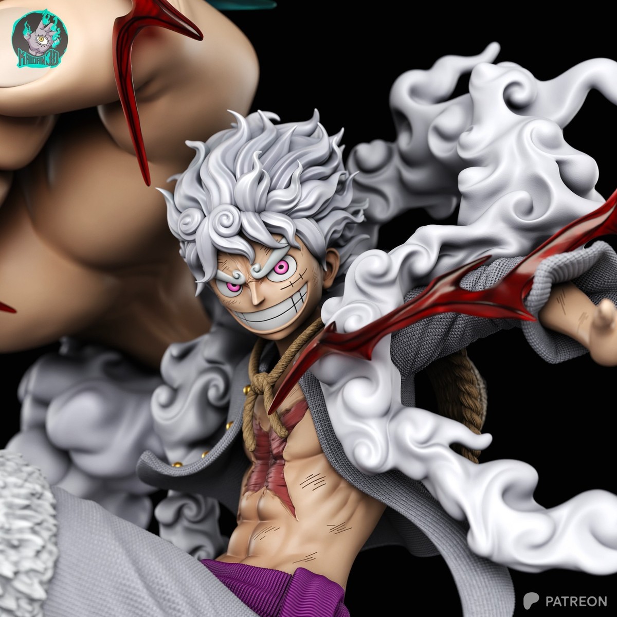 Monkey D. Luffy – Gear 5 | 1/8 Scale Resin Kit | One Piece