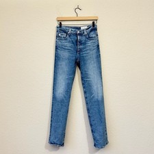 AG ADRIANO GOLDSCHMIED Alexxis Straight Jeans Womens Sz 27 High Rise Vintage Fit