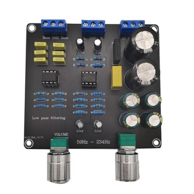 59Hz-234Hz Tiefpassfilter Super  Crossover Board AC9V-12V Dual NE5532 Cross4693