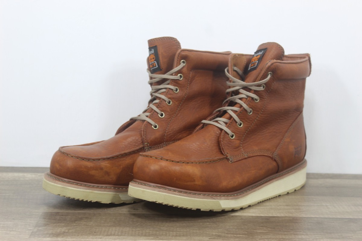 Men's Timberland PRO Wedge 6"SOFT TOE Work Boot Sz 15M {FA-482]