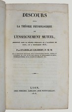 GILIBERT. Discours sur la théorie physiologique de l'enseignement mutuel. 1818