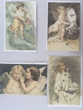 Victorian Angel Stickers YOU CUT Valentine's Christmas Scrapbook Planner Journal