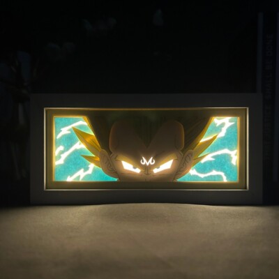 Dragon Ball Z  LED Night Light / Table light - Vegeta - Desk Art