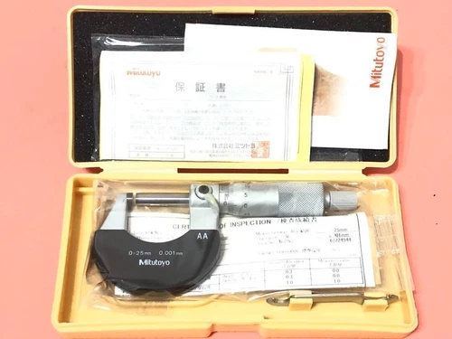 Mitutoyo Standard Outside Micrometer 102-311 M320-25AA #703EK61