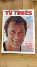 Vintage TV Times  Magazine 1972 NSW  February 5 Tony Curtis