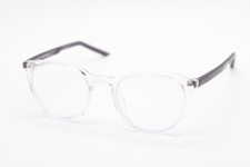 NEW NIKE 7260 900 TRANSPARENT GREY AUTHENTIC EYEGLASSES 49-20