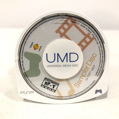 SAMPLER DISC VOL. 1 SONY PSP PLAYSTATION PORTABLE 2005 UMD UNIVERSAL MEDIA DISC