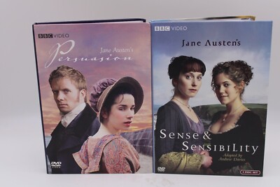 Jane Austen's -Sense And Sensibility + Persuasion BBC DVD lot