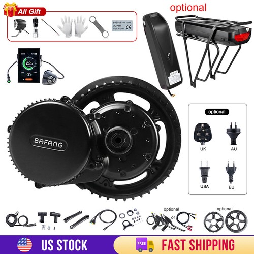 Ebike Bafang BBS02B 48V 750W Mid Orientata Motore Kit Di Conversione 12Ah  17.5Ah | eBay
