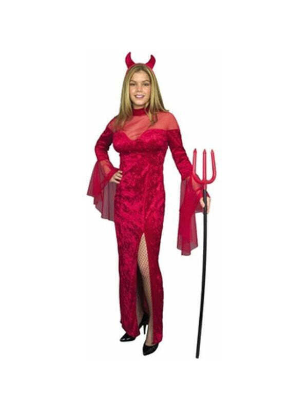 Adult Red Devil Dress Costume Adult Red Devil Dress Costume
