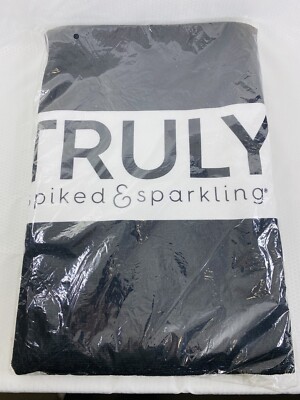 TRULY Hard Seltzer Striped Terrycloth Beach Towel 72 x 36 Microfiber