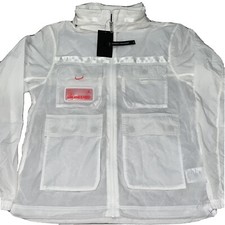 Nike Air Jordan 23 Engineered Full-Zip Jacket Pure Platinum Sz Large CK8935-100