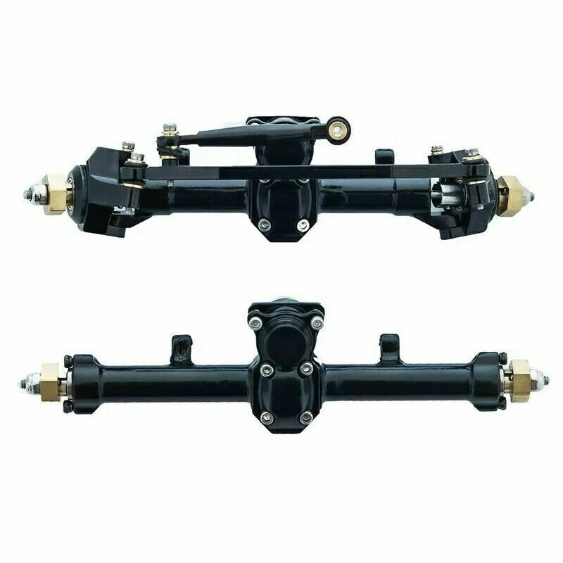 Nueva pieza de actualización de oruga hágalo usted mismo eje trasero delantero para 1/24 axial SCX24 AXI00001 4x4 Foto 4 de 4