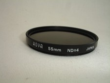 HOYA 55mm NDX4 Neutral Density lens filter, made in Japan