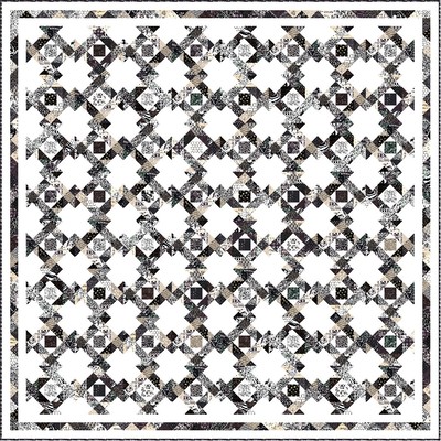 ENGELBERT - 109'' x 109'' - Quilt-Addicts Precut Patchwork Quilt Kit Lge King*