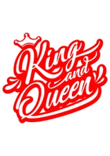 Valentine's Day Direct to Film Print - King and Queen