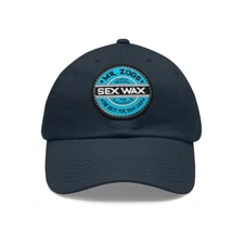Mr Zogs Sex Wax Hat with Leather Patch Blue