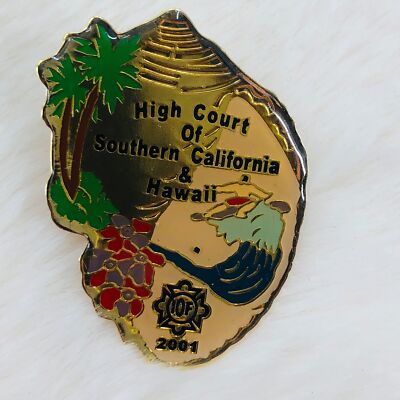 2001 International Order of Foresters High Court Hawaii California Member Pin