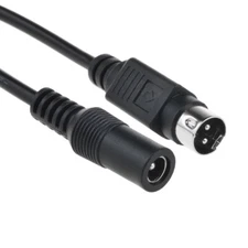 20cm DC Connector Extension Cable Cord 5.5mm/2.1mm Female to 3 Pin Male