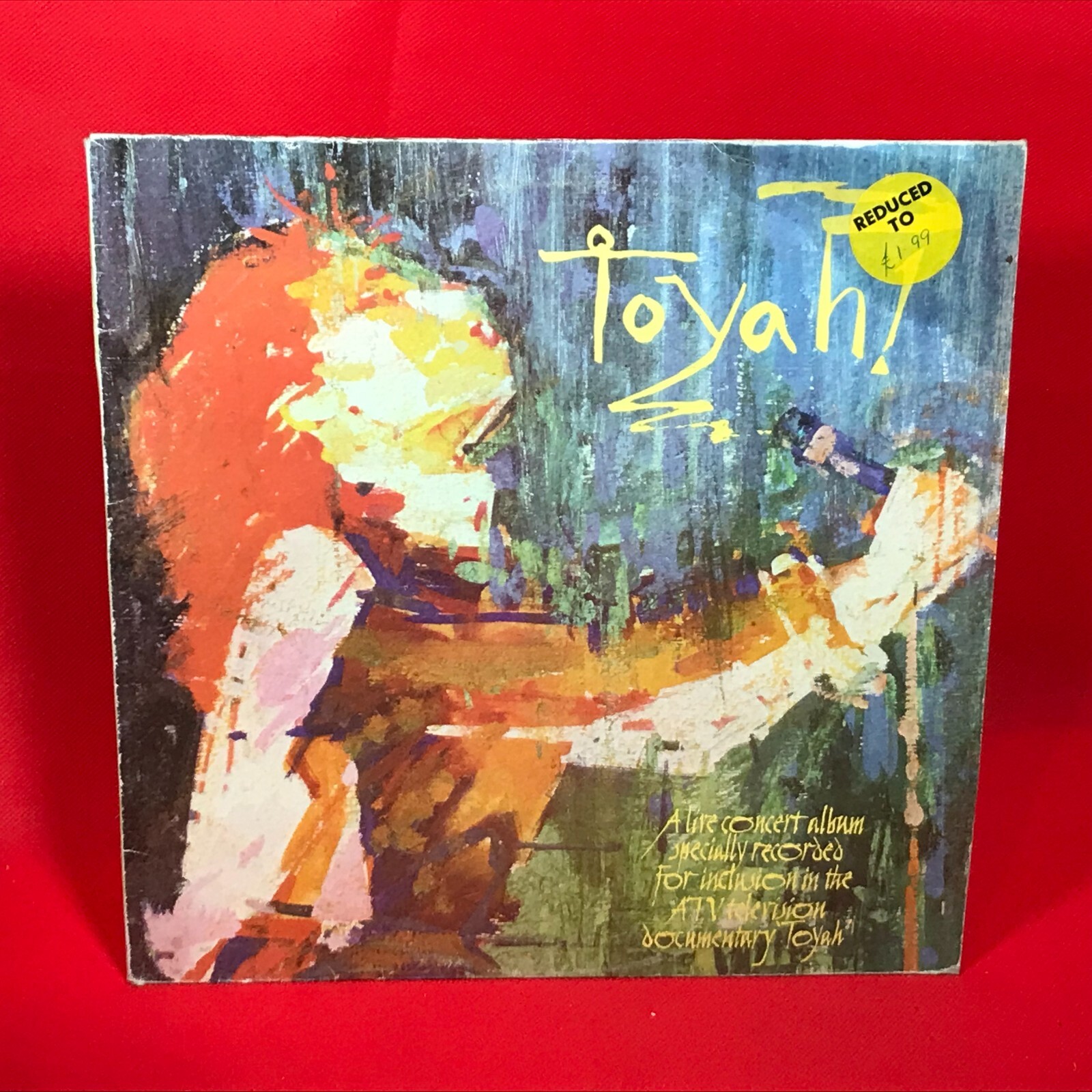 TOYAH Toyah! Toyah! Toyah! 1980  UK Vinyl LP original record live in concert D