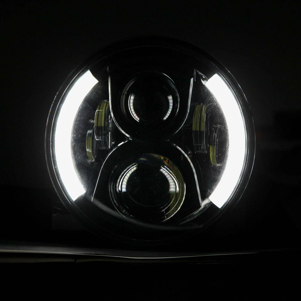 Faros LED de 7 pulgadas para moto DRL luces de señal de giro para Ducati Monster 620 Foto 4 de 4