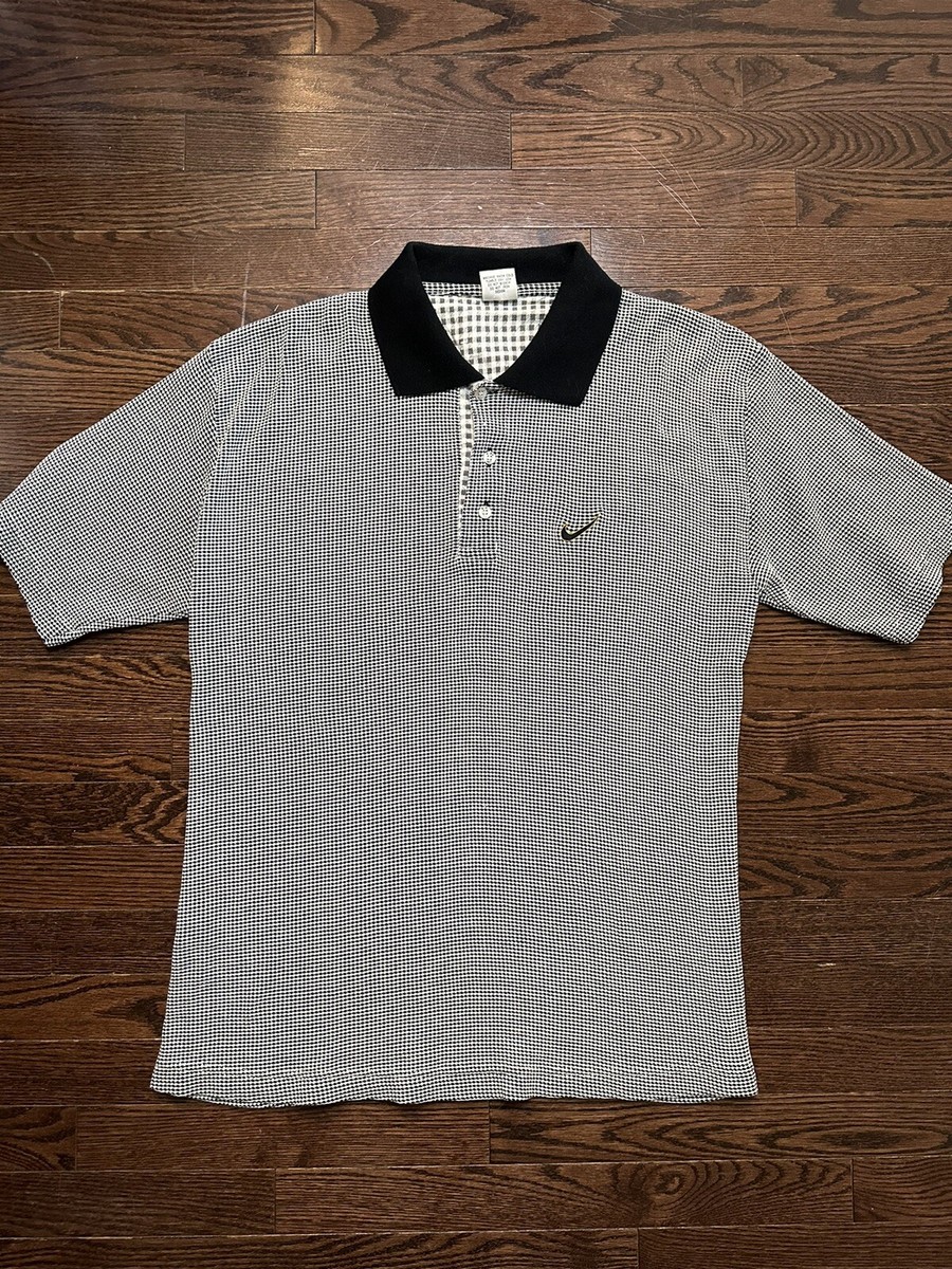Vintage NIKE Mens Polo Shirt Checkered Knit - Size XL | eBay Vintage NIKE Mens Polo Shirt Checkered Knit - Size XL | eBay