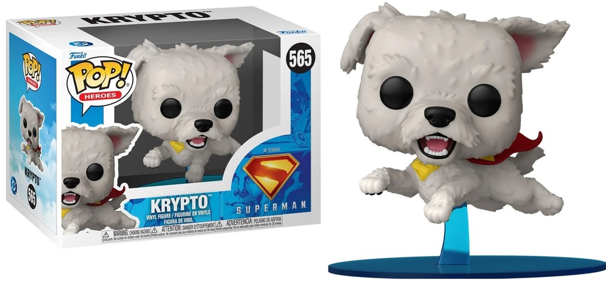 クリプト　スーパーマン Funko pop! HEROES 565 ファンコ Funko Pop Vinyl Figure Krypto the Super Dog #565 - Superman