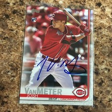 Josh VanMeter Signed 2019 Topps Update Rc Cincinnati Reds