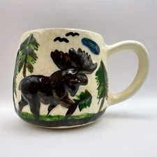 Moose Turd Poop Coffee Cup Mug Alaska Funny Prank VTG Souvenir Cottage Nature