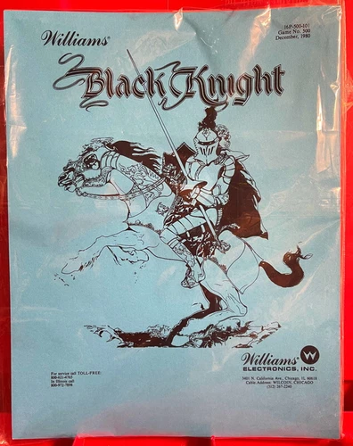 BLACK KNIGHT Pinball Machine Service/Repair/Troubleshooting  MANUAL Williams