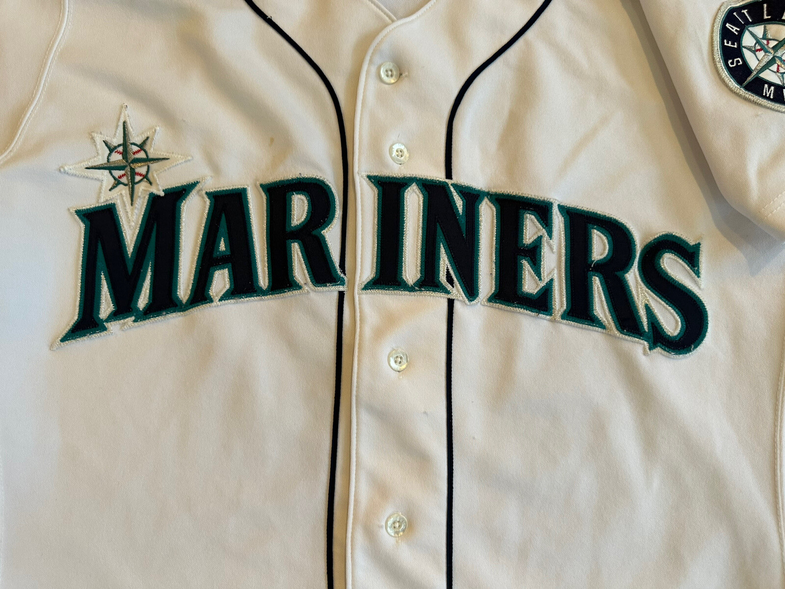 Russell Authentic SEATTLE MARINERS Jersey Size 40 Medium M Griffey Ichiro ARod eBay