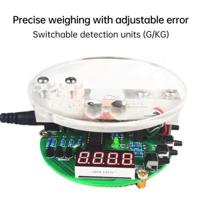Electronic Scale DIY Kit 1KG Maximum Range 51 Microcontroller Soldering Practice