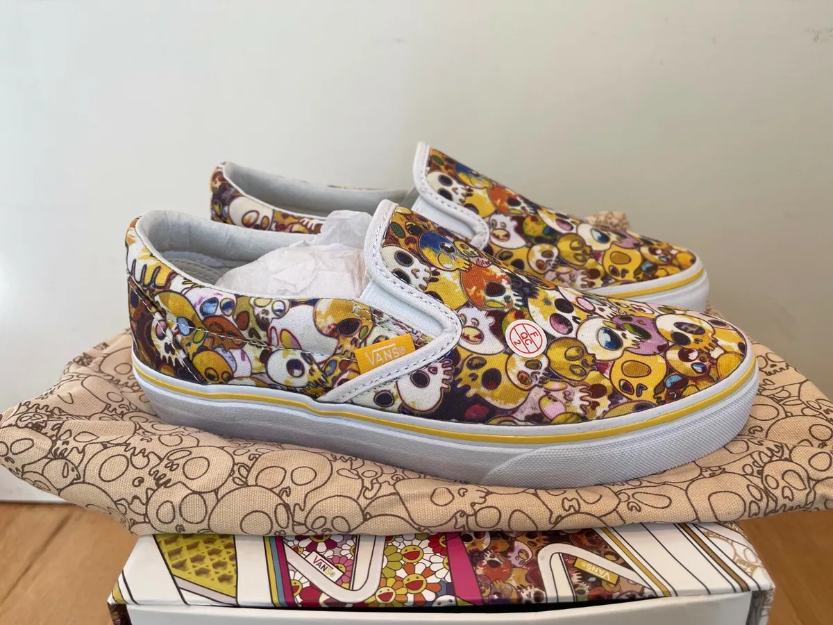 Vans Takashi Murakami Slip-on Lx 'yellow Skull' in White for Men