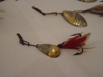 Leurre Vintage W.T.J. Lowe Star Spinner - Buffalo NY USA, Métal, Pêche Eau Douce - Rare Collection