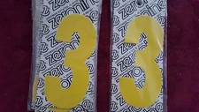 OLD SCHOOL BMX ZERONINE NUMBER PLATE NUMBER #3 FOR MONGOOSE REDLINE GT JMC CW