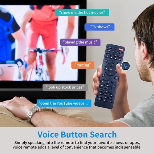 New RC-200 Voice Remote Control For Superboxes Super S5 MAX,S3,S4 PRO - Picture 6 of 6