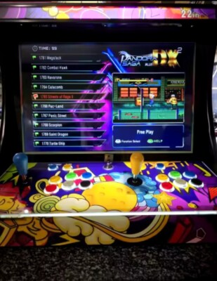 player 22 Inch Coin Op arcade machine pandora saga plus dx box