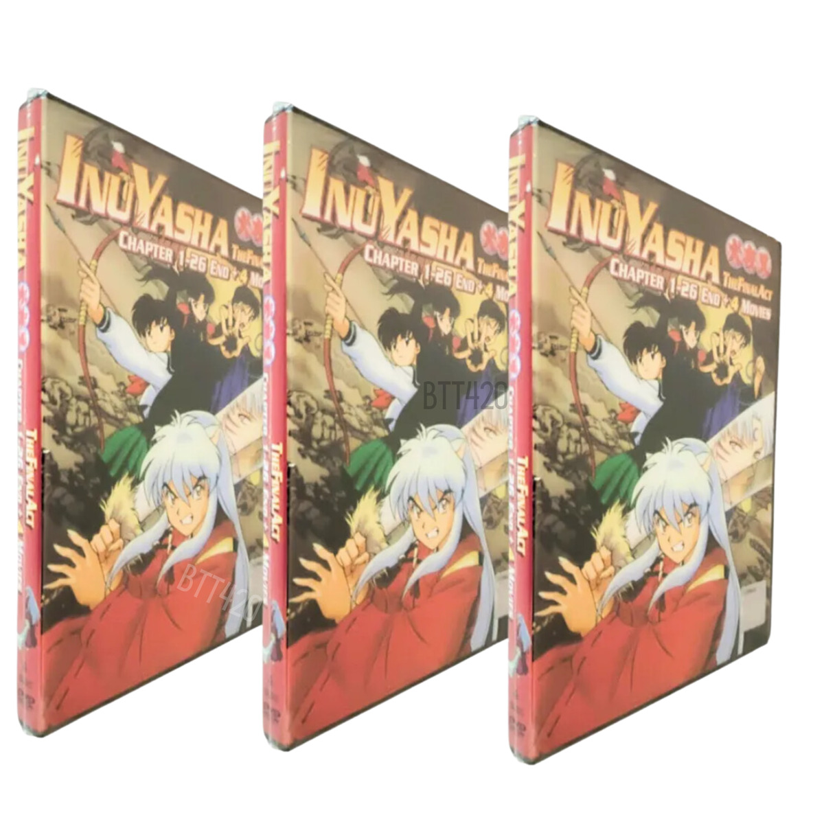 Dvds inuyasha coleção completa + filmes + Kanketsu Hen